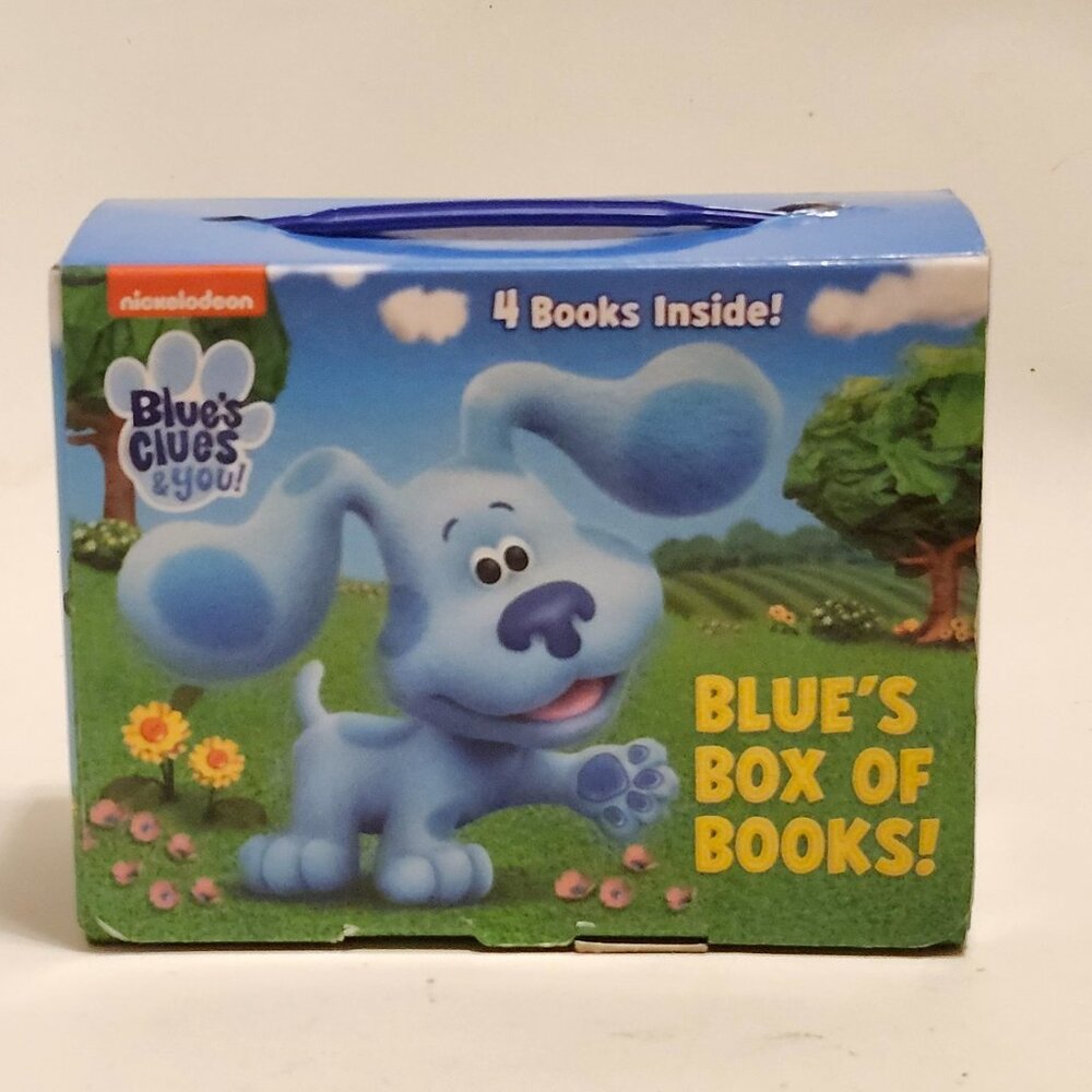 NICKELODEON BLUES CLUES and YOU Board Book Box Set of 4 Books
